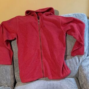 Sonoma Womens Rust Colored Zip-Up Hoodie